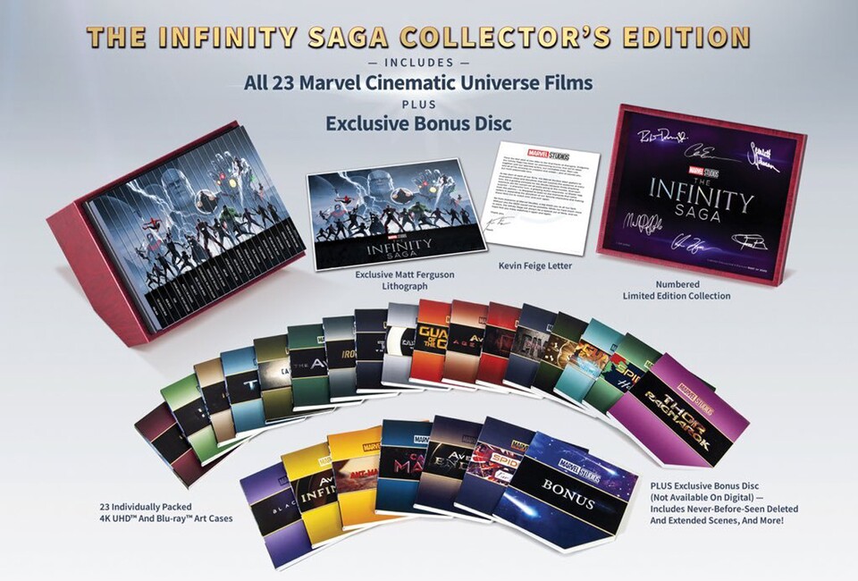 Marvel's Infinity Saga Collector's Edition Blu-ray (c) Disney/Marvel