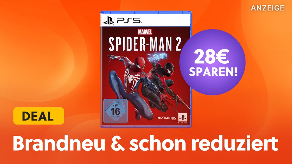 Gerade einmal eine Woche alt und schon günstiger: Marvels Spider-Man 2 für die PS5 gibts jetzt schon im Angebot.