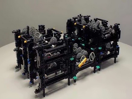 Der Lego-Nachbau des ältesten Computer-Vorläufers. : Der Lego-Nachbau des ältesten Computer-Vorläufers.