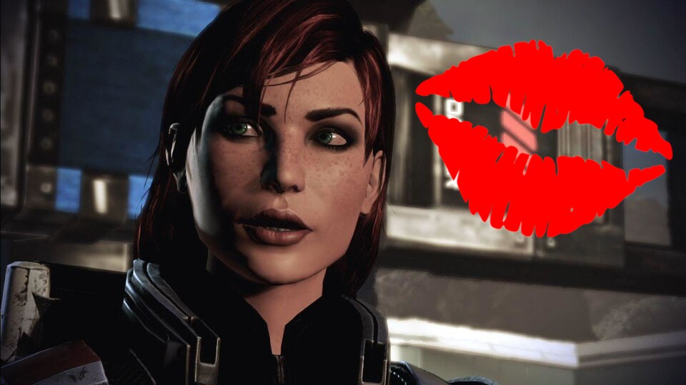 Der Preis für die schlimmste Flirt-Zeile in Mass Effect 2 geht an den weiblichen Commander Shepard.