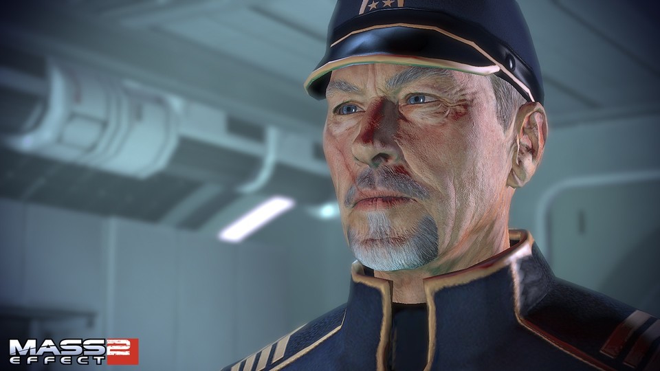 Im Mass Effect 2-DLC Die Ankunft kehrt Admiral Hackett zurück.