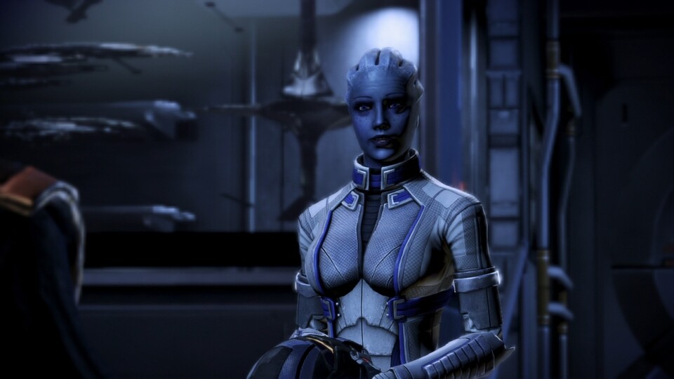 Liara T'Soni steht uns als Wissenschaftlerin und Shadow Broker als wichtige Informationsquelle zur Seite.