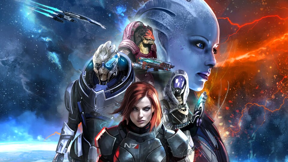 Die Normandy-Crew ist wieder vereint - Mass Effect geht als Brettspiel weiter. Bildquelle: Modiphius Entertainment