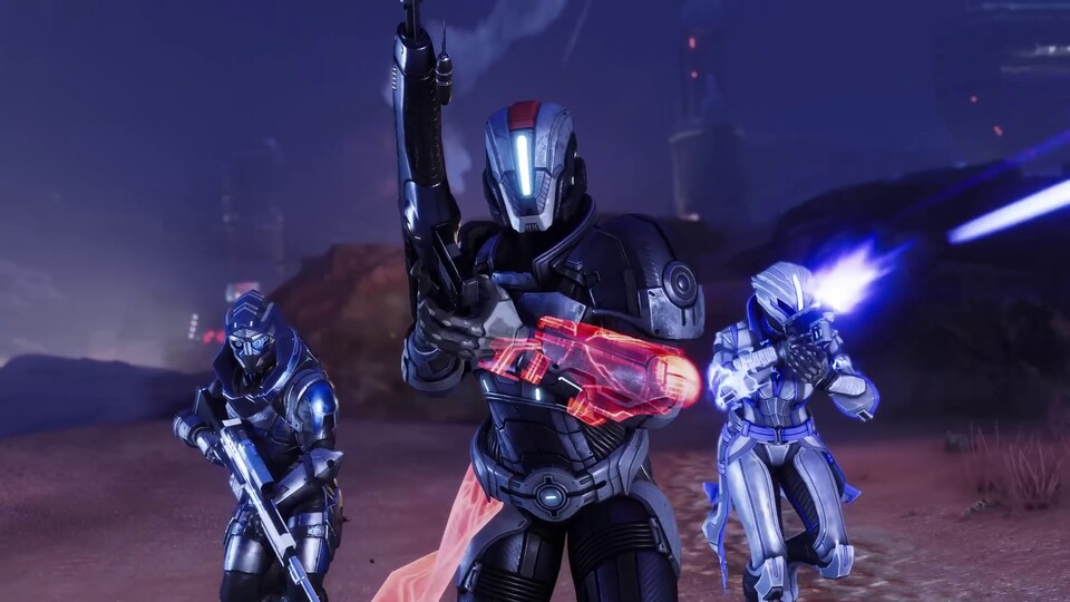 Mass Effect meets Destiny 2: The new armor is strongly reminiscent of Shepard, Garrus and Liara