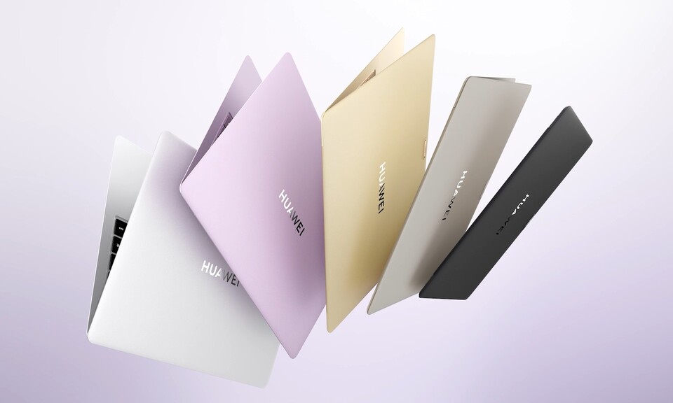 Bei einem Gewicht von unter 800 Gramm muss man schon fast aufpassen, dass einem das Gerät draußen nicht wegfliegt. (Quelle: Huawei)