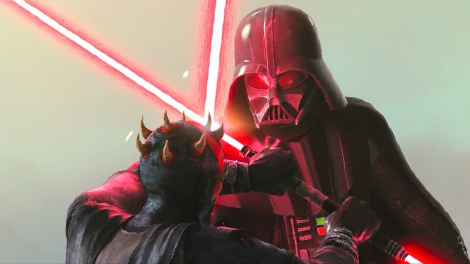 Maul vs. Vader - Im Staffelfinale von Maul: Shadow Lord wird dieses Duell endlich Realität. Bild: LucasfilmDisney.