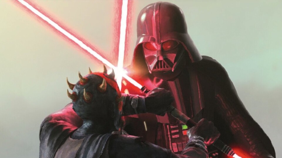Maul gerät im Kampf gegen Darth Vader schnell ins Hintertreffen. Vaders macht wird deutlich wie selten zuvor. Bild: LucasfilmDisney.