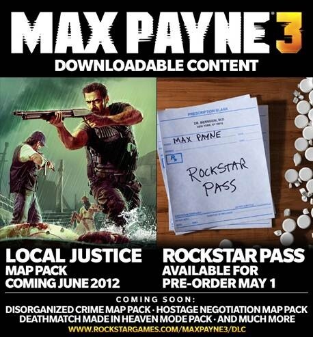 Der Rockstar Pass für Max Payne 3 kostet 30 US-Dollar und gibt Zugang zu sieben DLC-Paketen.