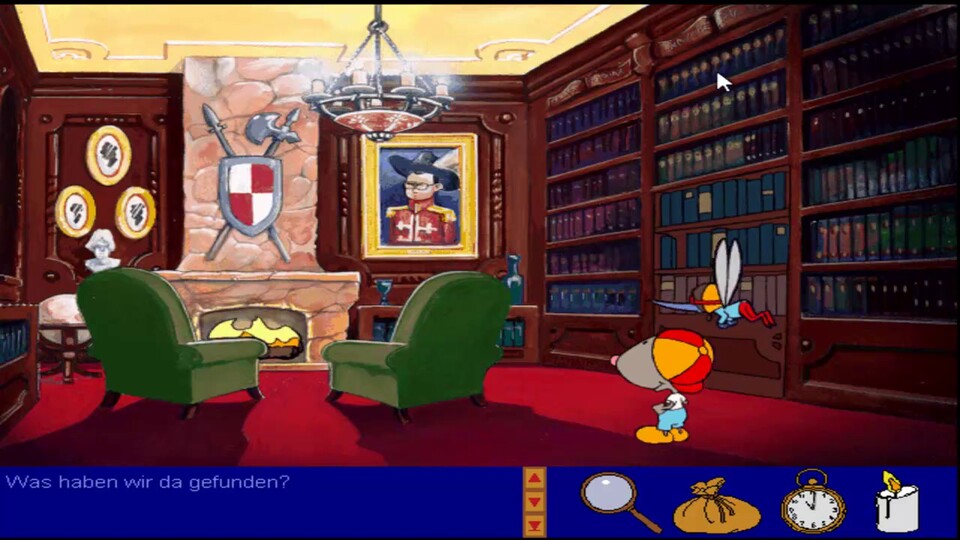 Max und Mario müssen esich durch ein Schloss voller Geister kämpfen.