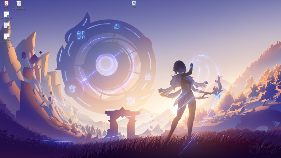 Momentan liegen auf meinem Desktop nur Dateien für das Lektorat meines aktuellen Manuskripts. (Bildquelle: Maxe S., GameStar)