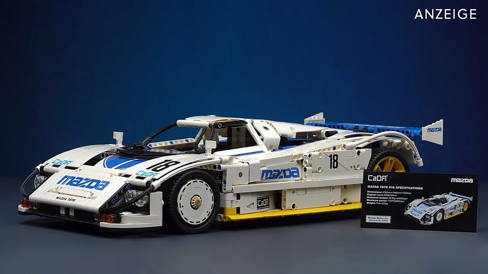 Wie immer bei Modellen von CaDA sind viele Teile hochwertig bedruckt. Aufkleber braucht ihr hier im Gegensatz zu LEGO keine auf euer Auto kleben.