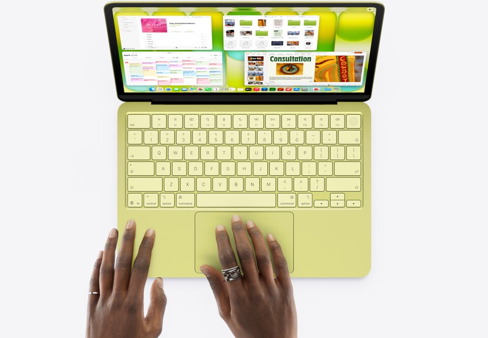 Das Display misst 13 Zoll, damit ist das Neo aktuell das kleinste Notebook, das Apple im Angebot hat. (Quelle: Apple)