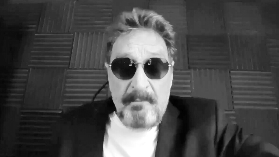 John McAfee starb am 23. Juni 2021. (Bild: Twitter/Officalmcafee)