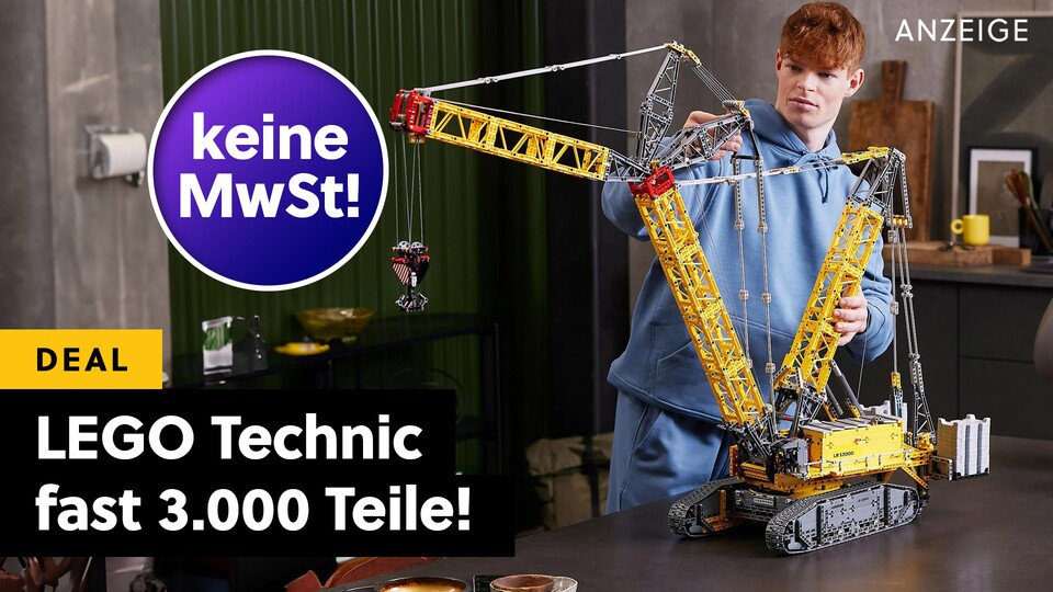 The Liebherr crane from LEGO Technic is one of the largest sets available - but the selection is even bigger!