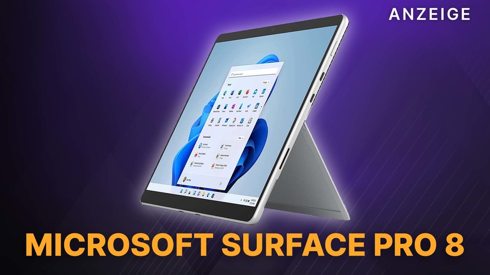 Holt euch das Premium Convertible Microsoft Surface Pro 8 bei MediaMarkt zum Singles Day zum Tiefstpreis