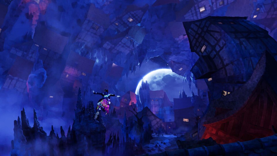 Die Mittelalter-Dimension ist nur eine der vielen abgedrehten Dungeons im Spiel.