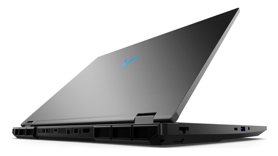 Das schlanke Gehäuse des Beast 16 X1 verfügt über viele Anschlüsse und schreit nicht nach Gaming-Maschine.