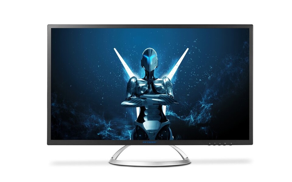 Der Medion Erazer X58222 besticht mit 31,5 Zoll Diagonale und 2.560x1.440 Pixeln Auflösung.