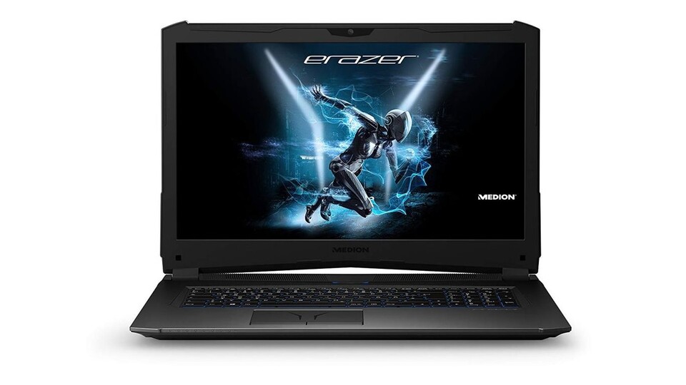 Das Medion Erazer X7857 Gaming-Notebook bietet eine verlockende Ausstattung mit 32 GByte RAM und 512 GByte SSD.