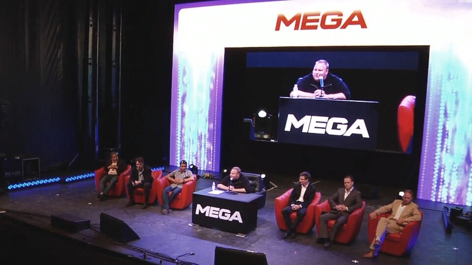 Die Mega-Party bestand großteils aus Gesprächen und Interviews.