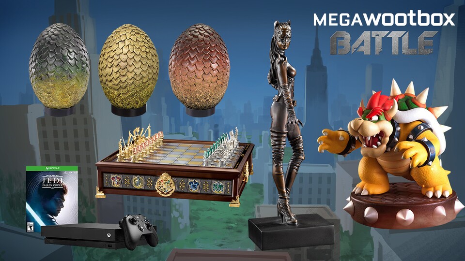 Bowser, Catmwoman und Dracheneier - alles in dieser 2.000€ Megawootbox