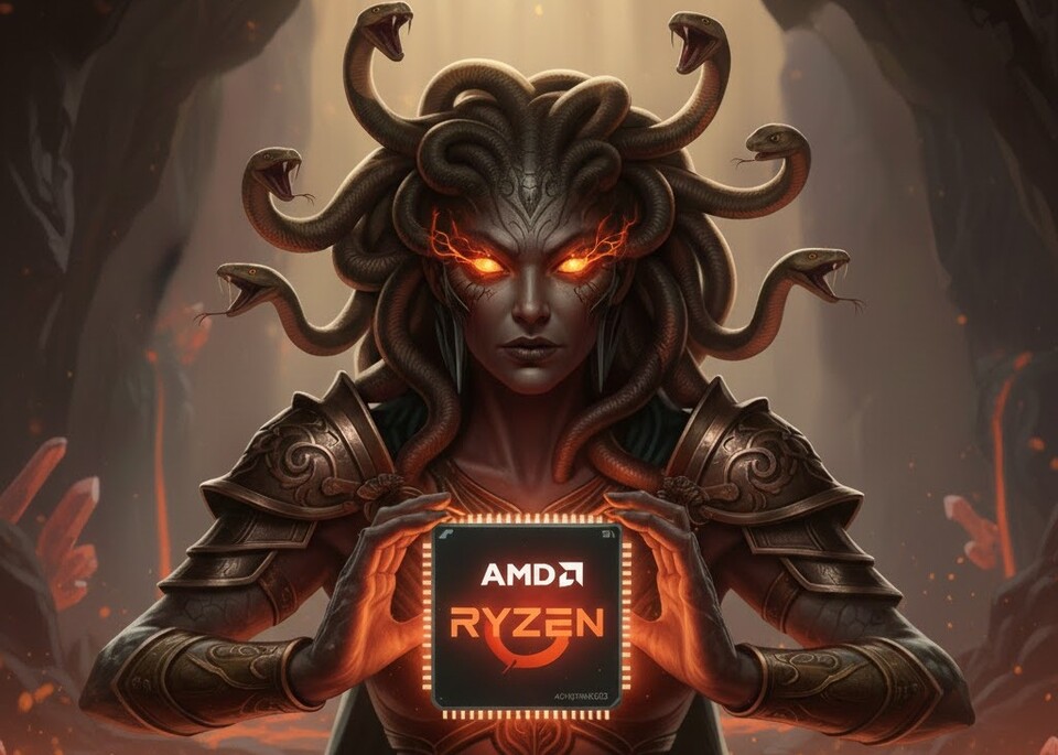 Von den Ryzen AI 400 Prozessoren ist ersten Benchmarks zufolge kein großer Leistungssprung zu erwarten. (Quelle: Mit KI generiert)