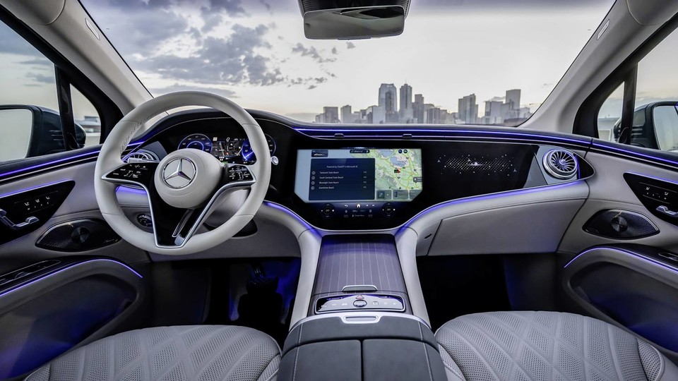 Mercedes cars are being pimped with AI.