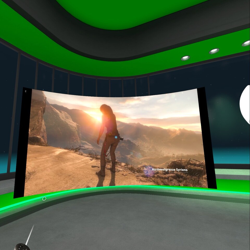 Spiele sehen noch besser aus, wenn ihr die virtuelle Umgebung der Xbox Cloud Gaming App verwendet.