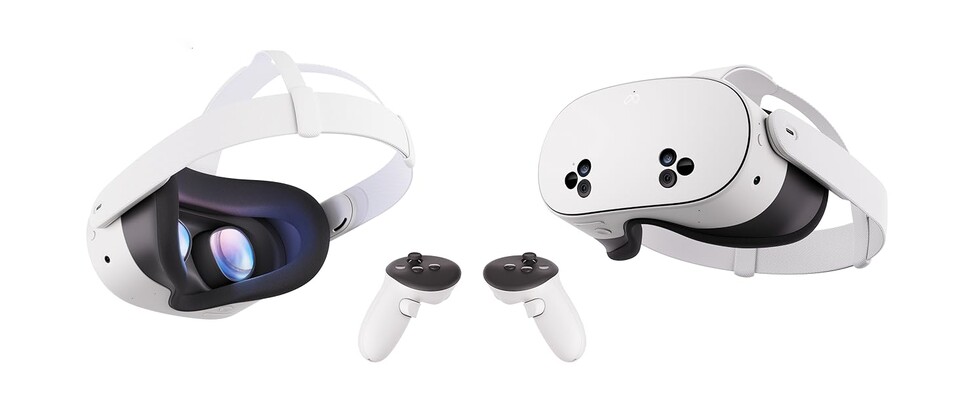 The matching controllers are of course also included with the Quest 3S for 229 euros. Just like you get 3 months of the Horizon+ meta game subscription at the start - practical!