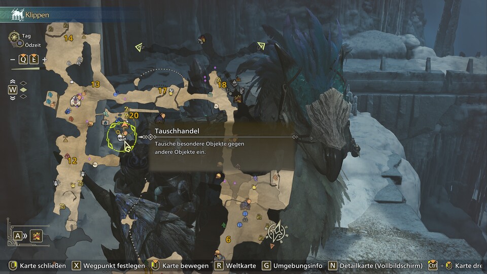 Tauscht diese leckeren Trüffel bei Rocko dem Wudwud ein. Ihr findet ihn in den Eisbergklippen, am markierten Punkt.