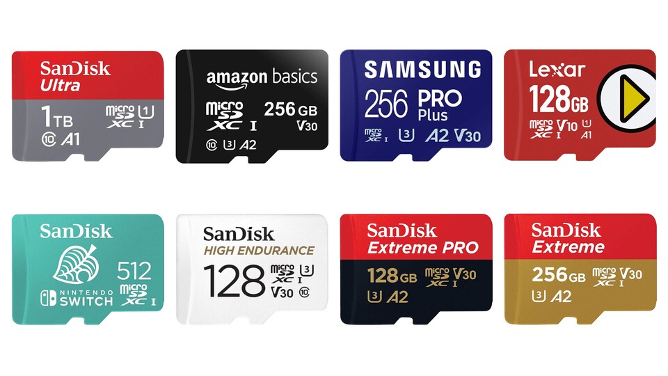 MicroSD-Karten gibt es viele, aber für Spielekonsolen braucht ihr nicht das Beste vom Besten.