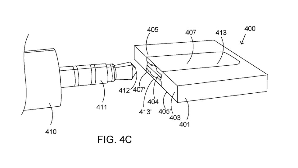 Microsoft hat euin Patent auf einen neuen Kopfhöreranschluss erhalten. (Bildquelle: USPTO)