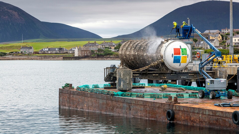 Die Zeit im Meer ist nicht spurlos am Unterwasser-Server von Microsoft vorbeigegangen.