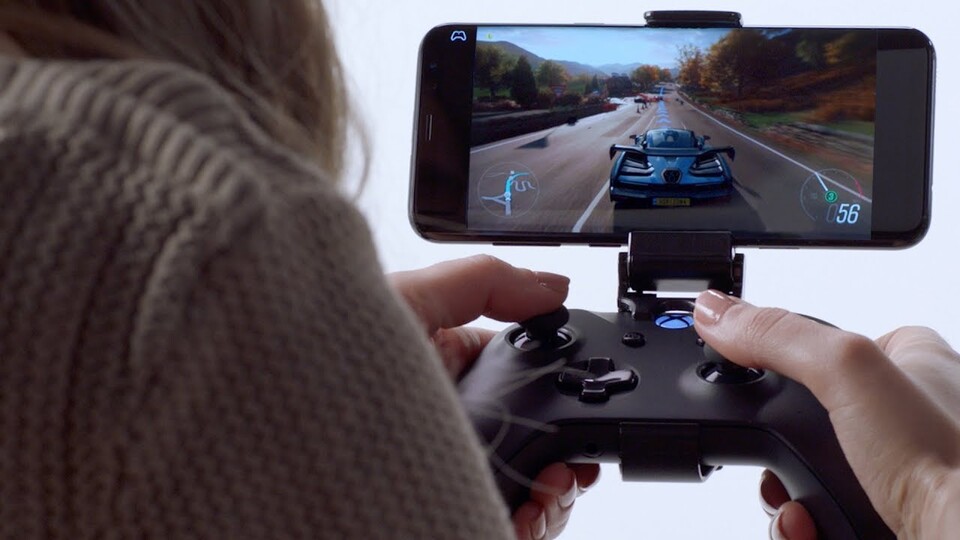 Forza Horizon 4 auf dem Mobiltelefon: Kein Port, sondern per Streaming-Service xCloud möglich. 2019 geht es laut Microsoft los.