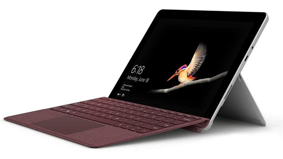 Microsoft Surface Go: Die Anstecktastatur ist optional und eine sinnvolle Erweiterung des Tablets.