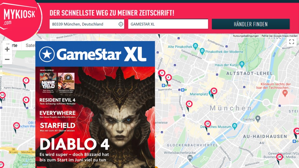 Mit Mykiosk.com findet ihr einen GameStar-Händler in eurer Nähe.