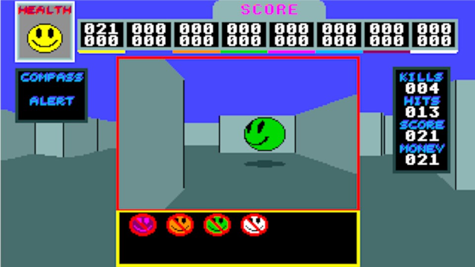 MIDI Maze erinnert stark an ein 3D-Pac-Man.