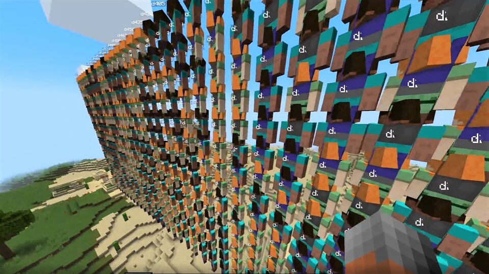 Fan macht Minecraft zum MMO: Tausende Spieler ohne Lag in einer Welt