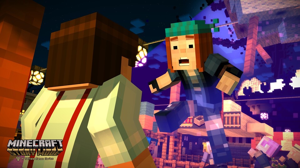 Hauptcharakter Jesse in Minecraft: Story Mode lässt sich frei erstellen.