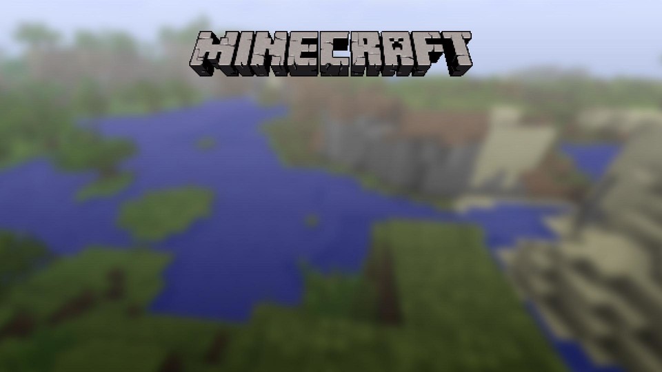 Der Titelbildschirm von Minecraft von 2011 bis 2018.