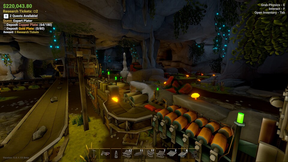 Werden Sie reich in Minemogul! Aber nur durch harte Arbeit im Minenschacht.