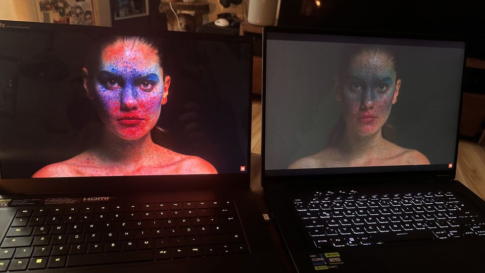 Solltet ihr mit einem hochgezüchteten Highend-Notebook liebäugelt: Achtet nicht nur auf die Leistung sondern auch auf das Display. Mini-LED oder OLED bieten beeindruckende Farb- und Schwarzwerte.