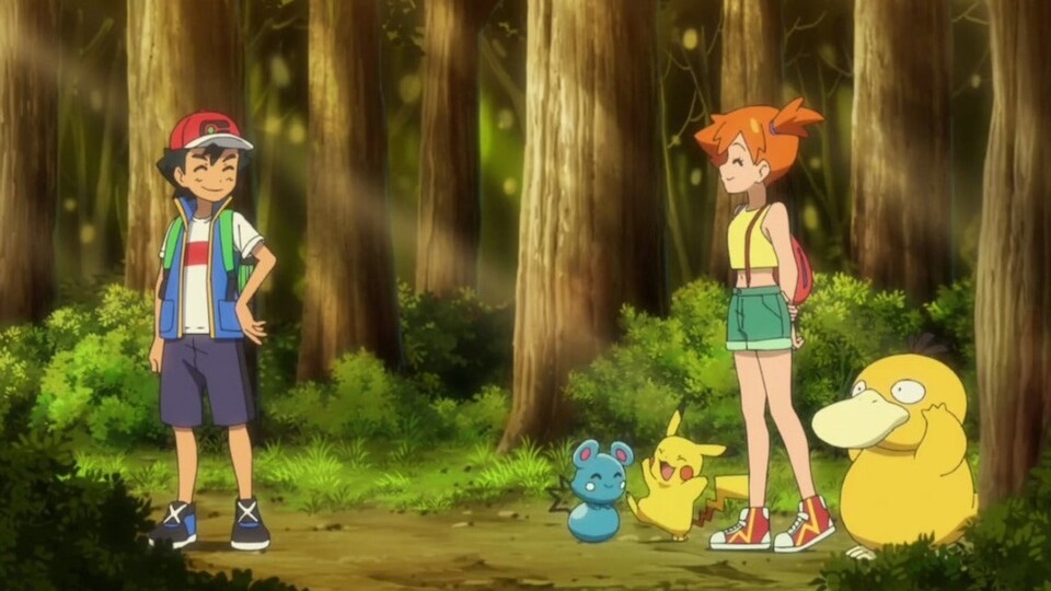 Auf Wiedersehen Misty. Rachael Lillis, die englische Stimme der Pokémon-Figur ist mit 55 Jahren verstorben. Bild: The Pokémon Company.