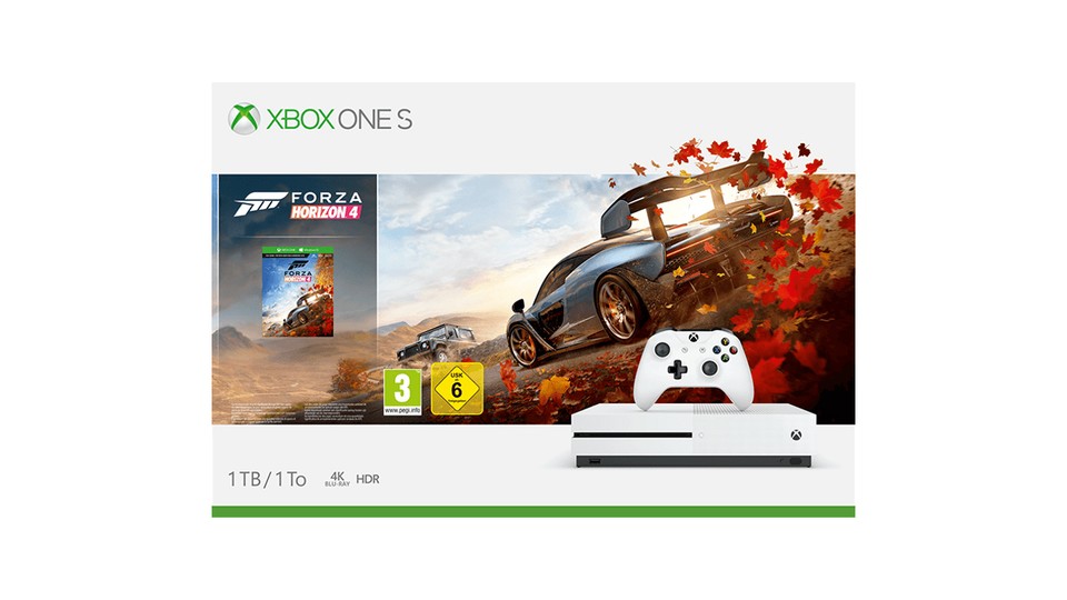 Bei MediaMarkt findet ihr ein Xbox One S Bundle mit Forza Horizon 4 für 166 Euro.