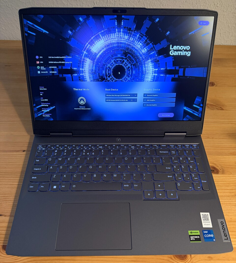 Für den Test wurden uns drei Lenovo Laptops aus der LOQ-Serie zur Verfügung gestellt.