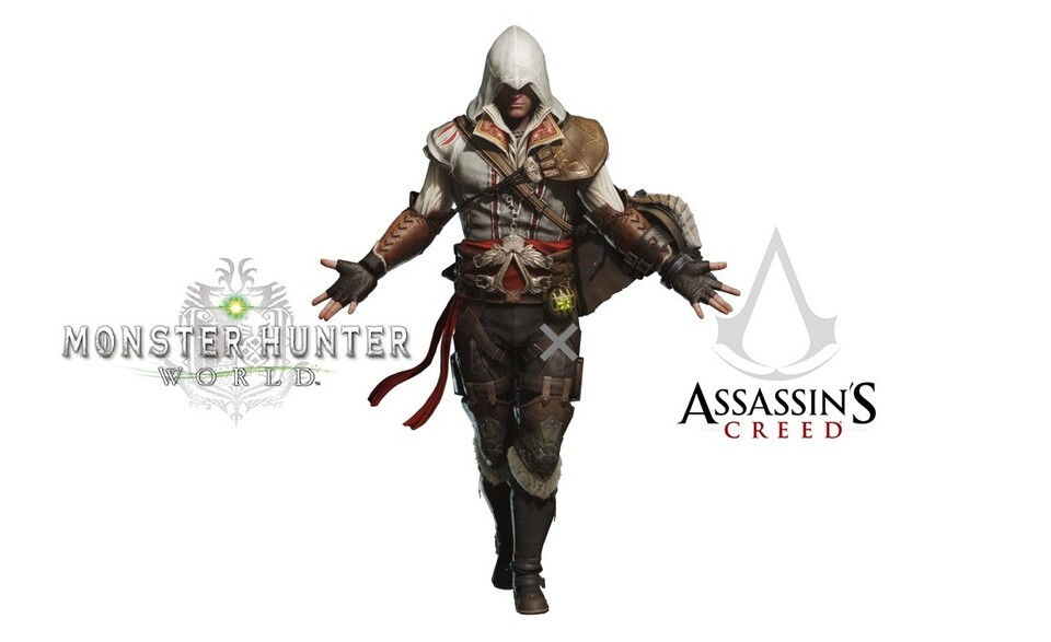 Zwischen Monster Hunter World und Assassin's Creed gibt es bald ein Crossover auf dem PC.
