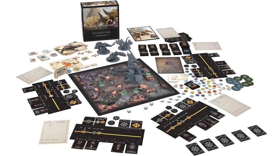 Monster Hunter World ist DAS Spiel, in dem ich die meisten Spielstunden habe – das Brettspiel steht deshalb weit oben auf meiner Wunschliste!