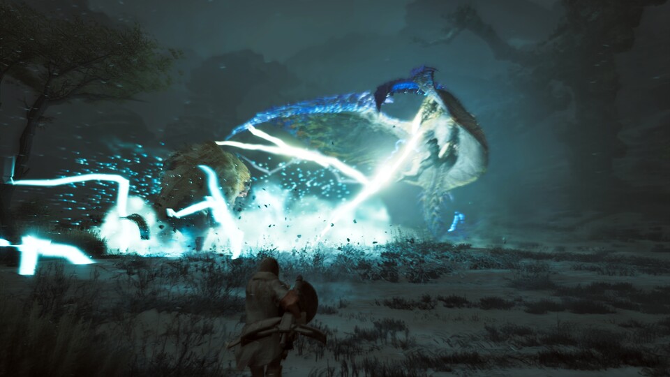 Der Rey Dau ist wie Godzilla mit Flügeln und der dickste Macker im ersten Gebiet von Monster Hunter Wilds.