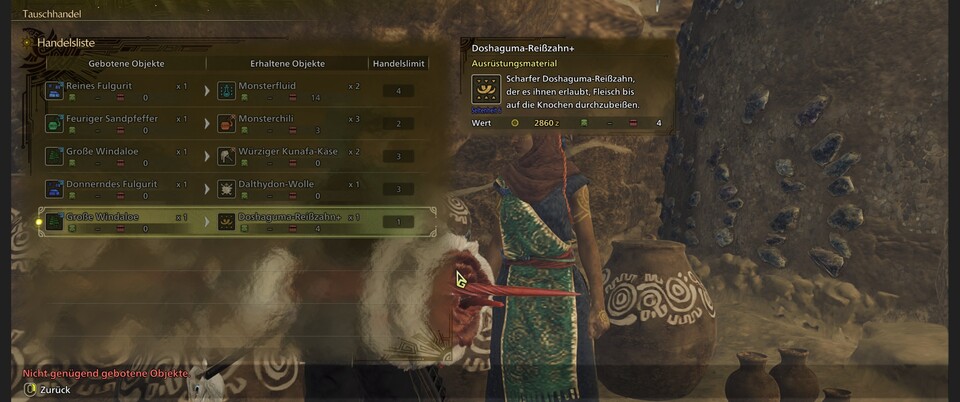 Auch Kilama hat gelegentlich Finsteres Tuch im Angebot - dieses Mal aber nicht.