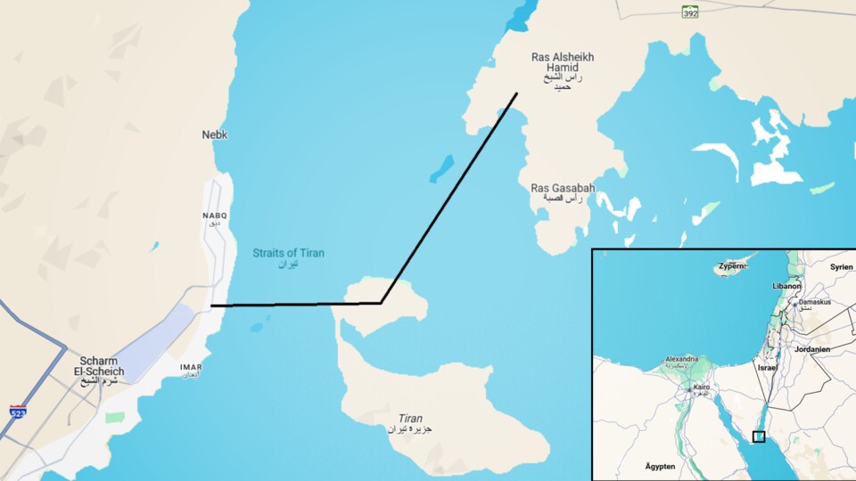 Die ungefähr geplante Position der Moses-Brücke.
(Bildquelle: Google Maps)